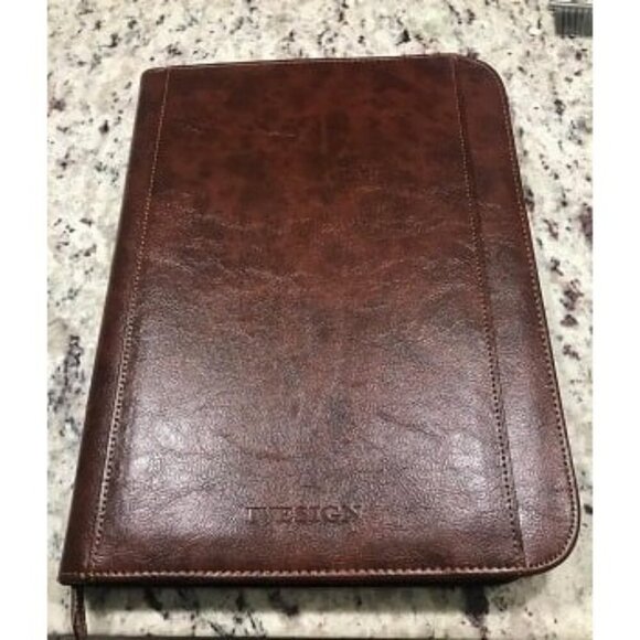 New Faux Leather Business Padfolio Portfolio with Calculator and Writing Pad - Picture 1 of 2